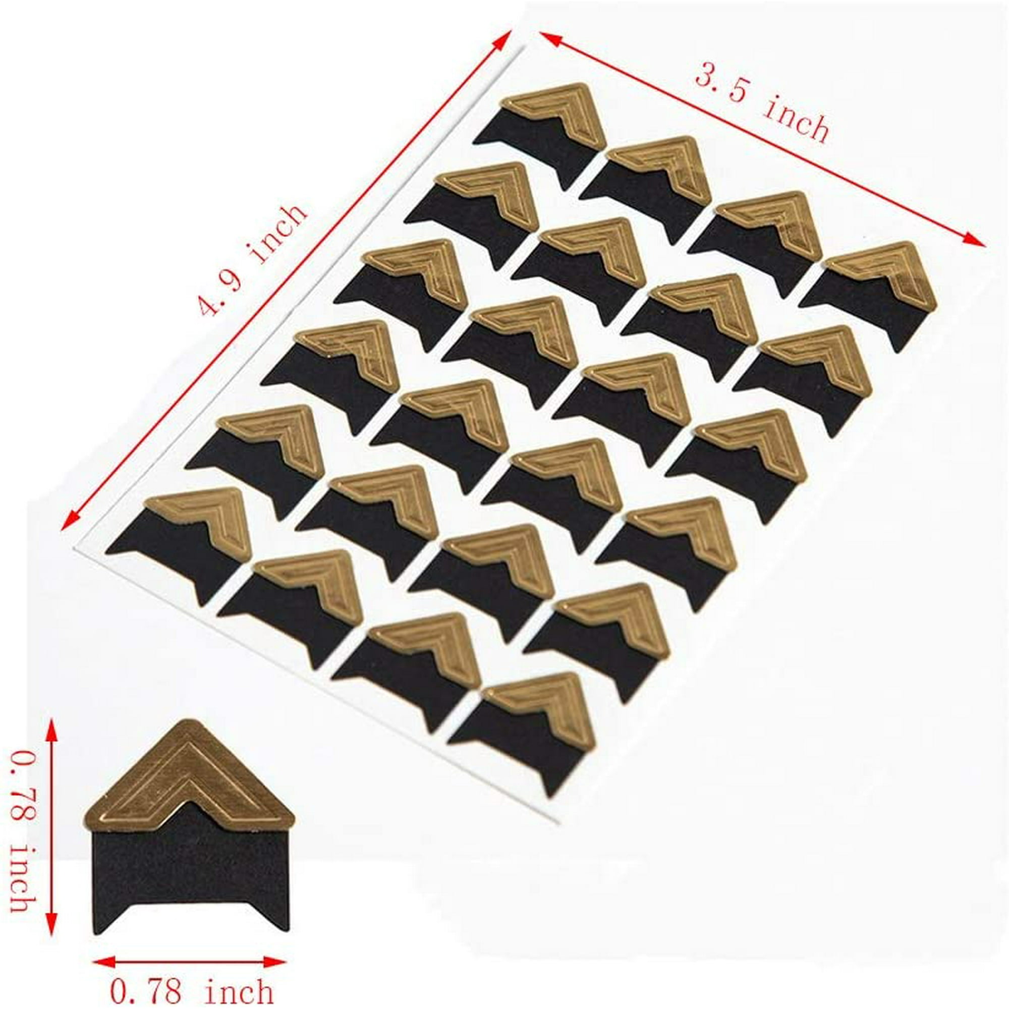 Multi-Colored Self-Adhesive Photo Mounting Corners Sticker DIY WE Multi-Colored Self-Adhesive Photo Mounting Corners Sticker DIY WE